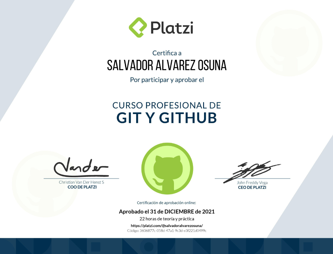 certifado de git